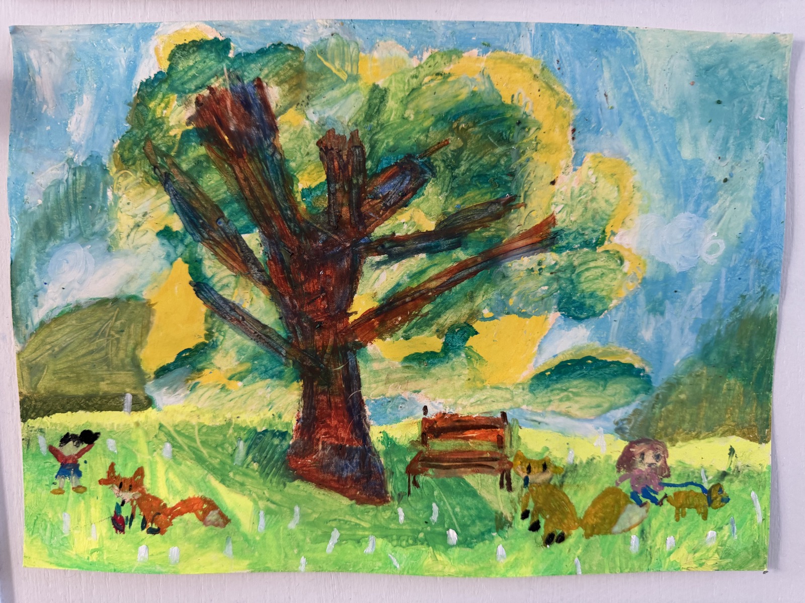 Friends Beneath the Big Tree